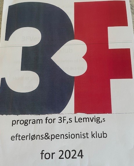 3F Vest Efterløns- & Pensionistklub