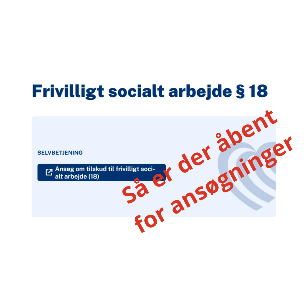 Ansøg om tilskud til frivilligt socialt arbejde § 18